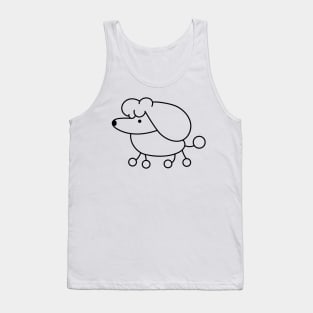 Funny poodle Tank Top